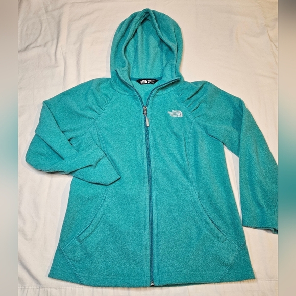 The North Face Jackets & Blazers - North Face Womens Zip Up Hoodie Fleece Teal/Aqua Small